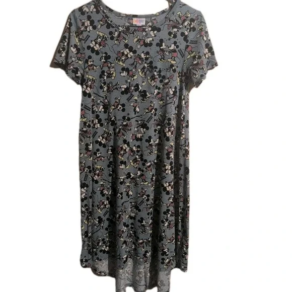 LULAROE DISNEY MICKEY MOUSE & MINNIE MOUSE CARLY DRESS NEW W TAGS LIMITED ED XS - Picture 3 of 14